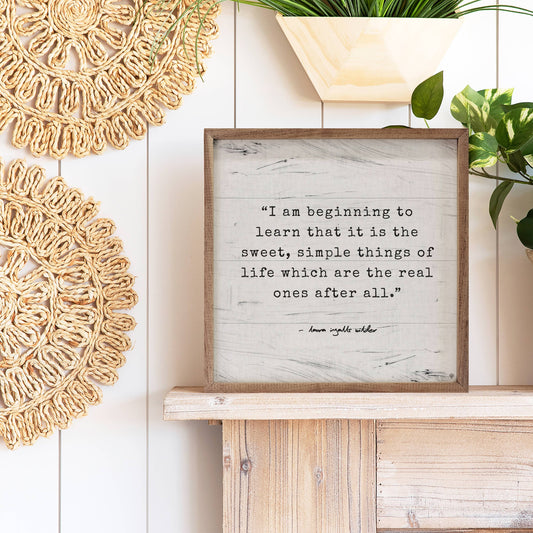The Real Ones Laura Ingalls Wilder Wall Decor