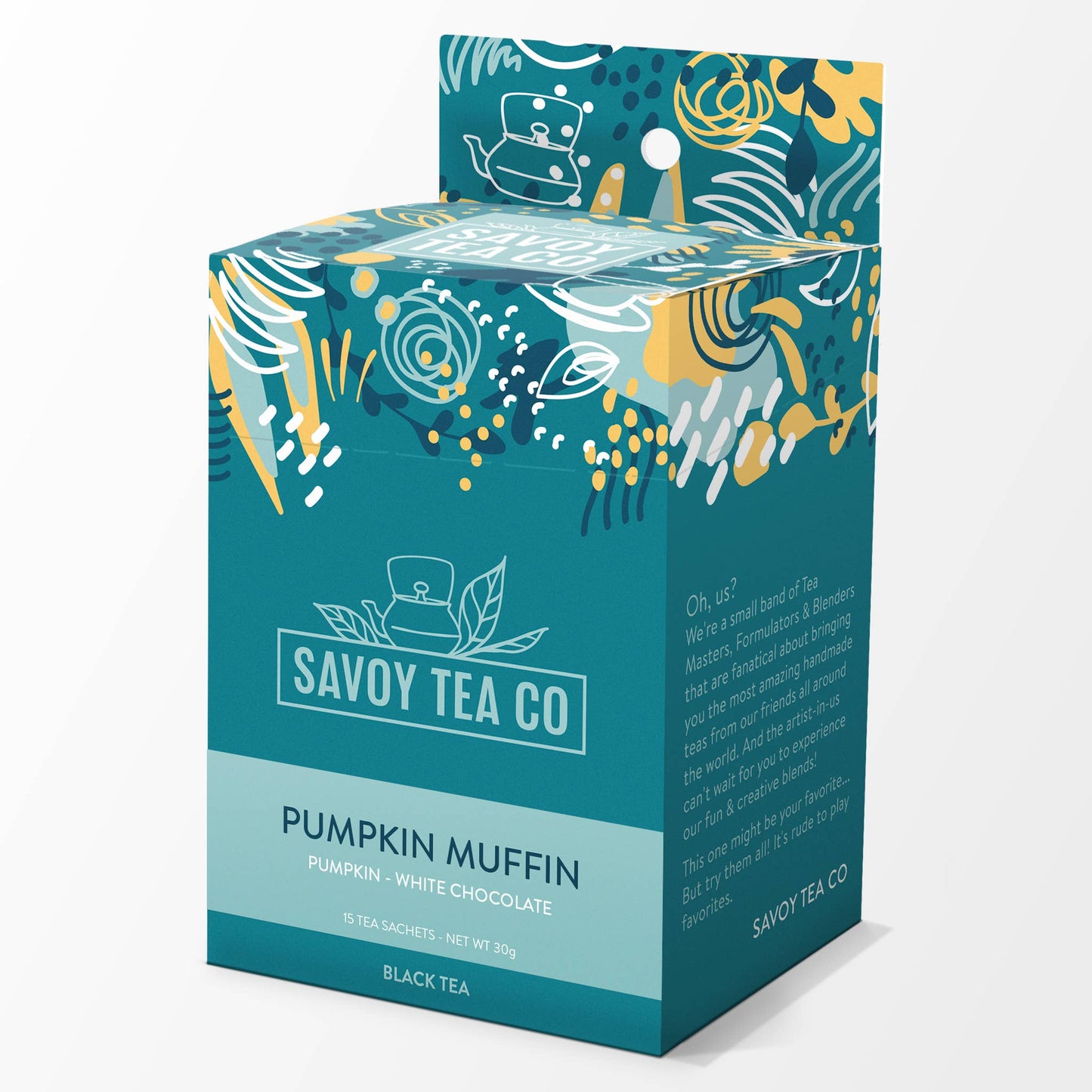 Pumpkin Muffin Black Tea - 15 Tea Sachets