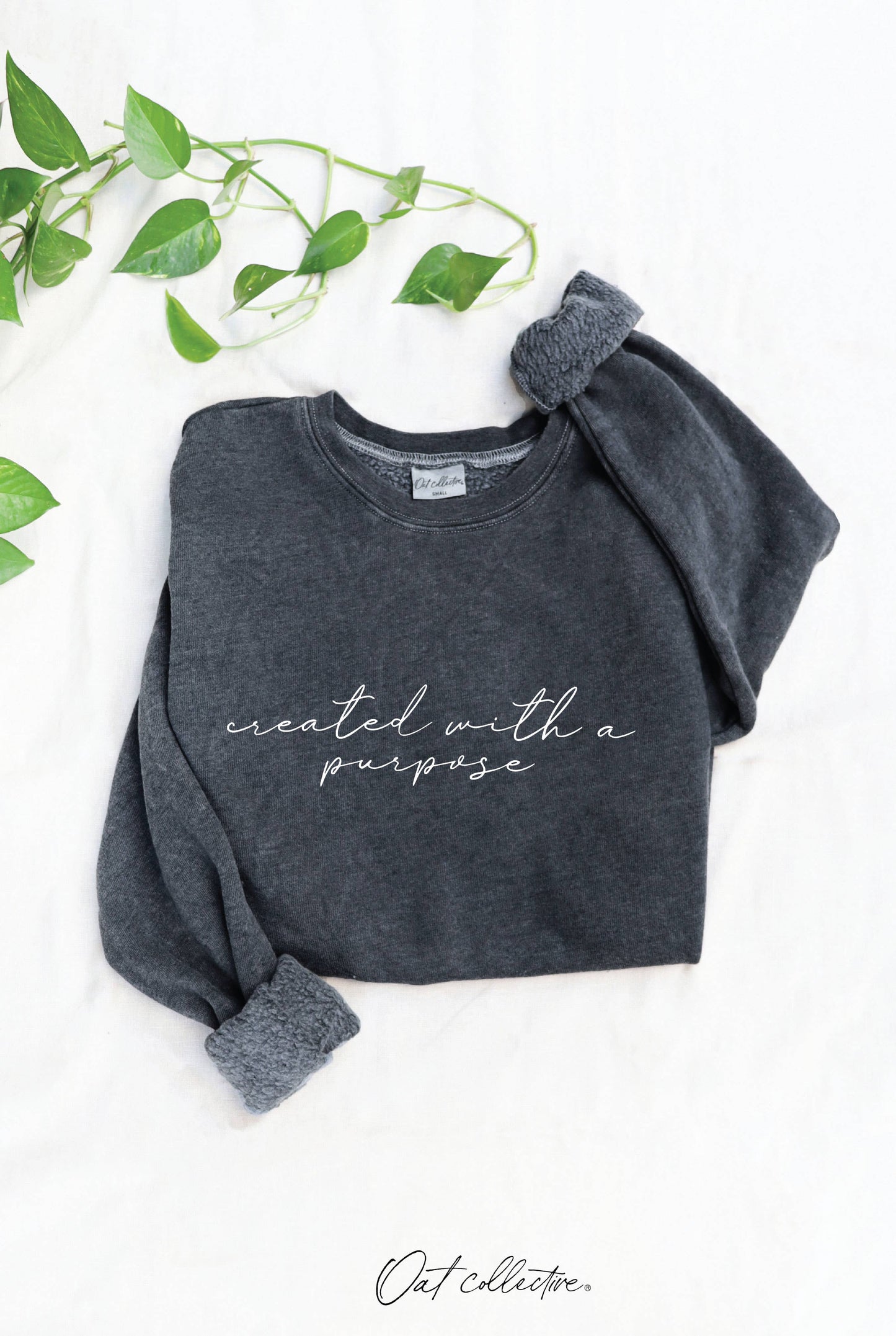 Created with a Purpose Graphic Sweatshirt