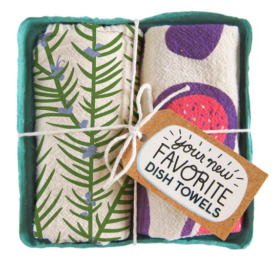 Rosemary & Fig Tea Towel Set of 2
