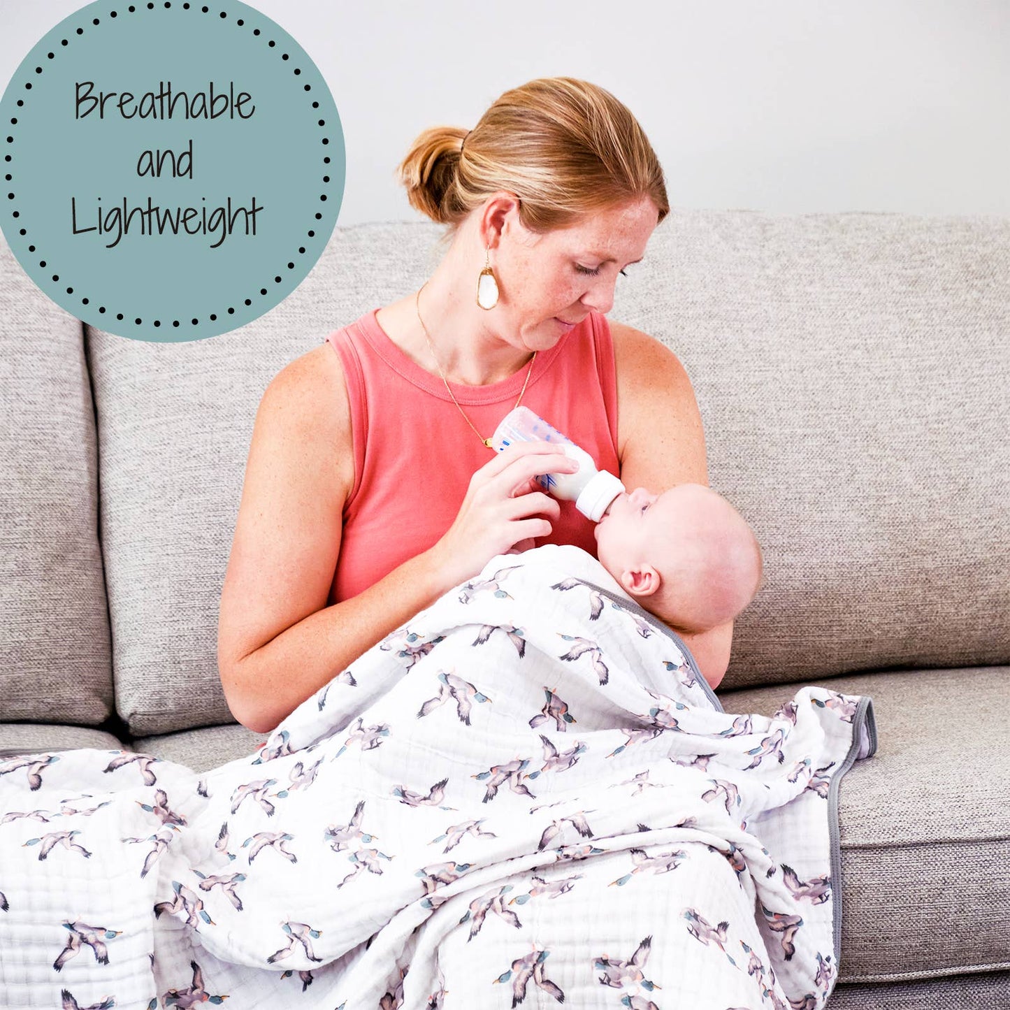 Quackin'up Muslin Blanket