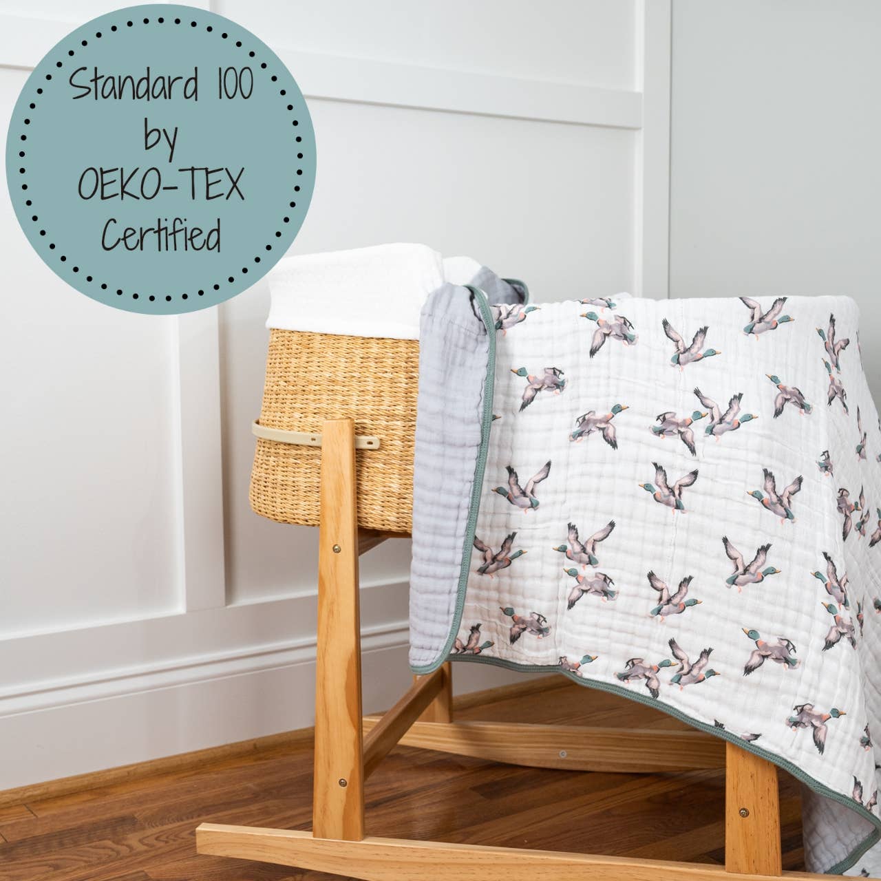 Quackin'up Muslin Blanket