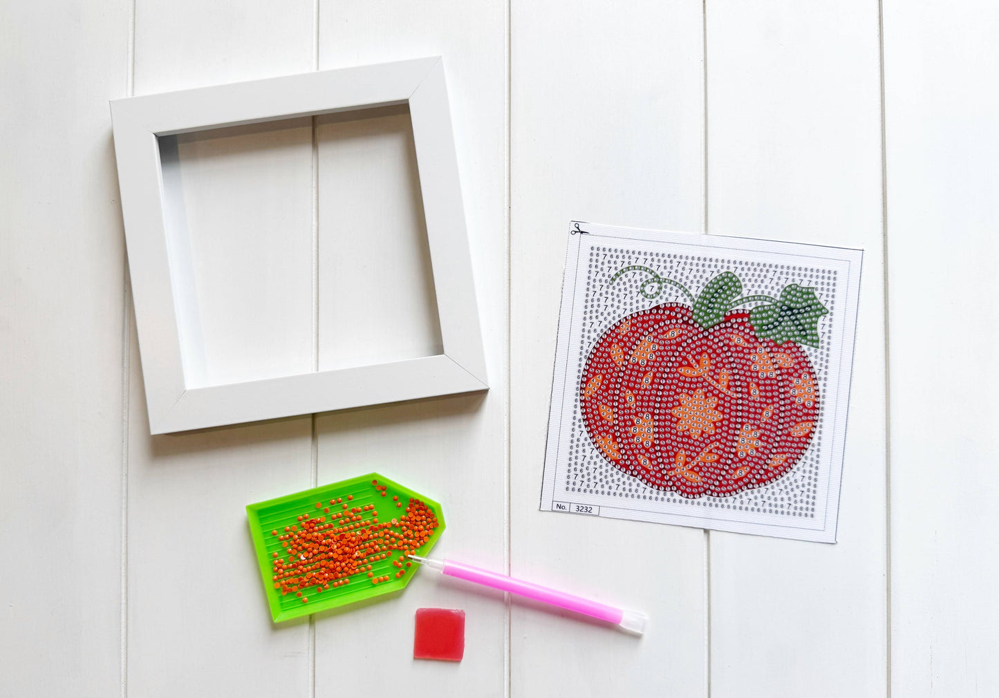 Flower Pumpkin Diamond Painting Kit