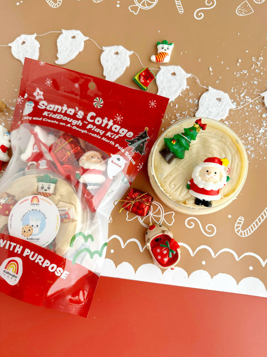 Santa's Cottage Milk & Cookies KidDough Play Kit