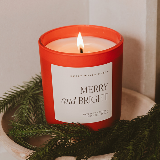 Merry and Bright 15 oz Soy Candle