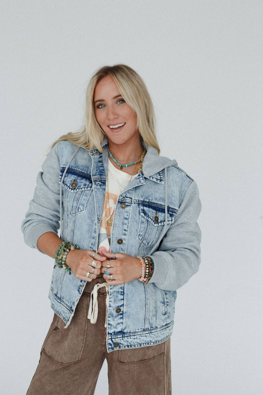 Light Blue Boyfriend Denim Jacket