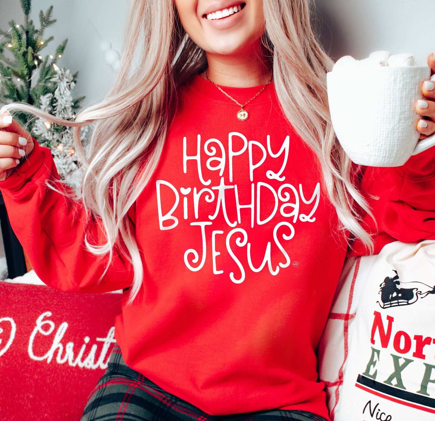 Happy Birthday Jesus Christmas Sweatshirt