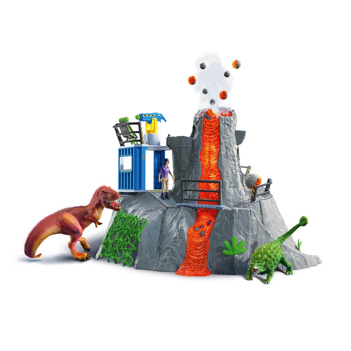 Volcano Expedition Base Camp Dinosaur Playset