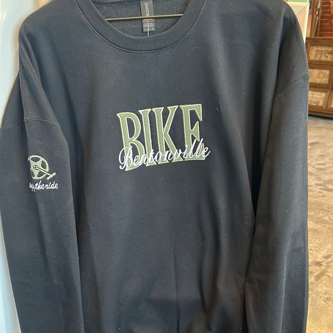 Appliqued Bike Bentonville Sweatshirt