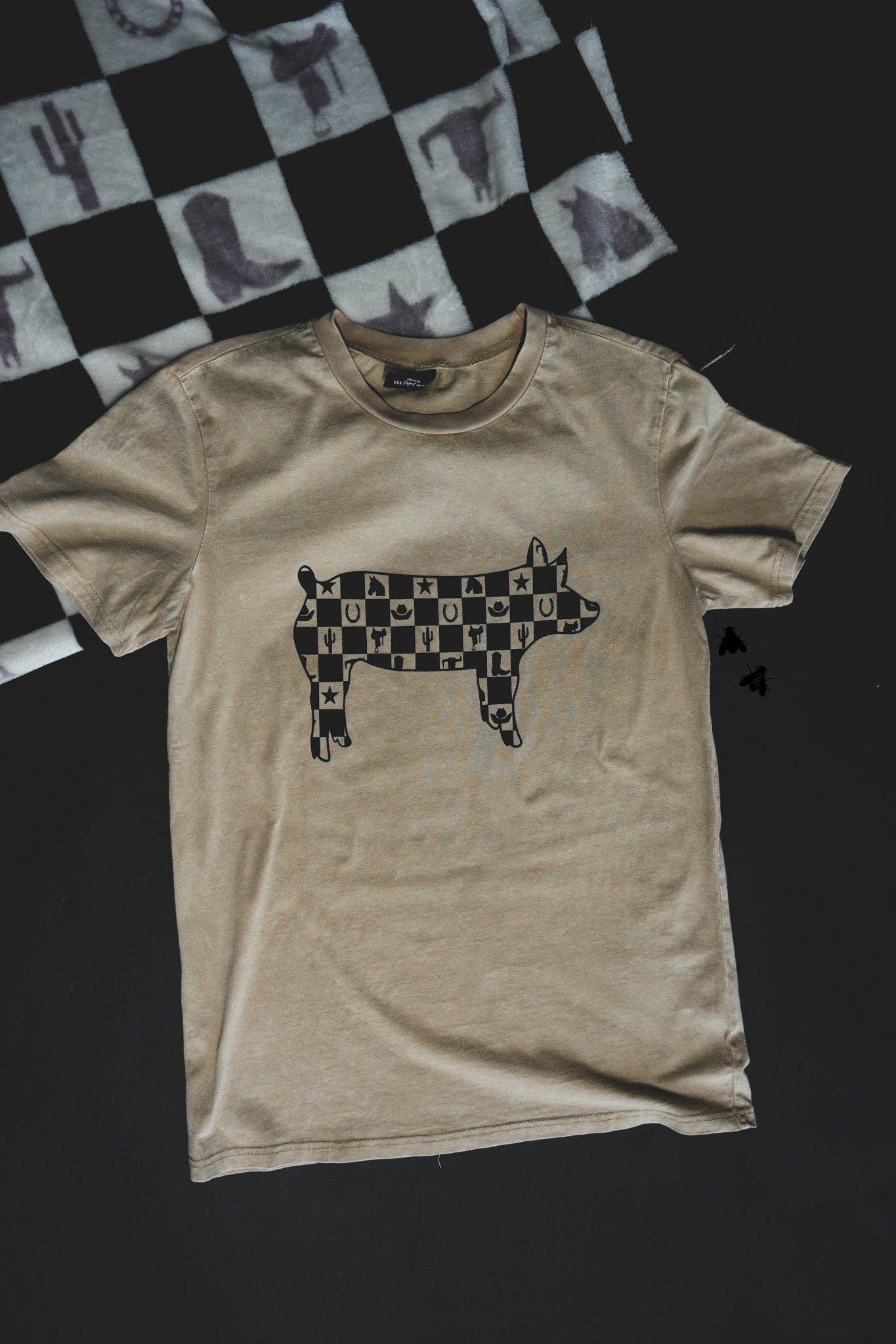 Stock Check Hog Tee