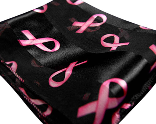 Pink Ribbon Scarves in Black: Yes / 1 Scarf