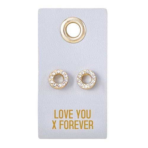 Stud Love You x Forever Earrings