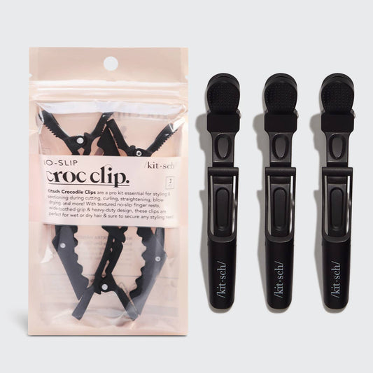 No Slip Crocodile Clip 3pc Set