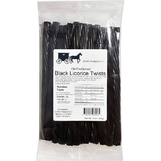 Amish Made Black Licorice Twists