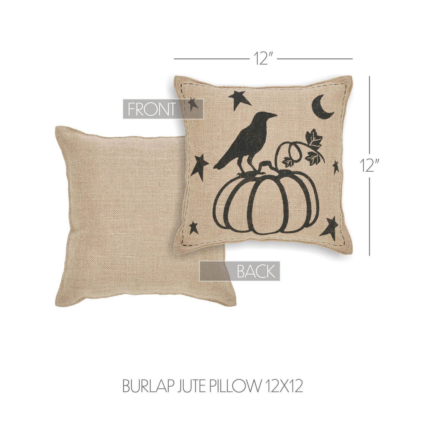 Raven Harvest Farmhouse Throw Pillow