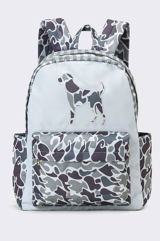 Hunting Dog Appliqué Backpack