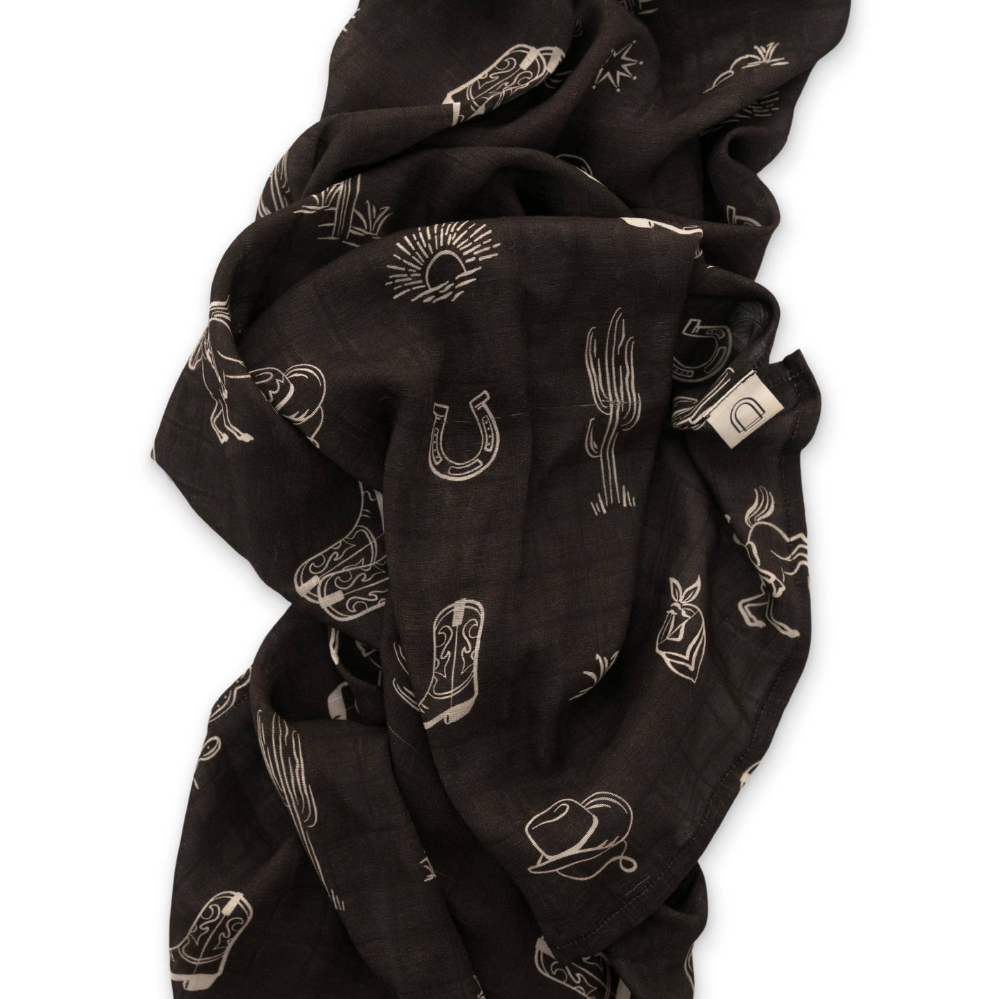 Western Muslin Swaddle Blanket