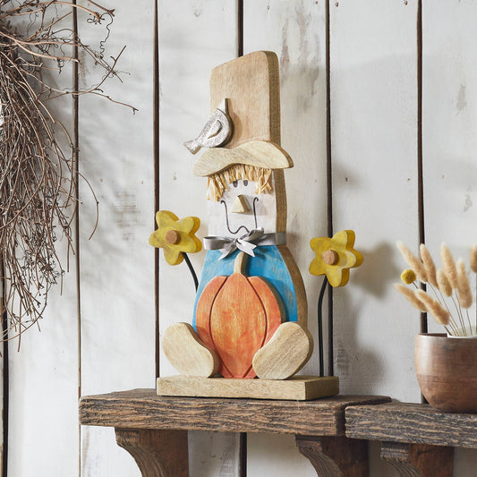 Wooden Scarecrow Fall Decor