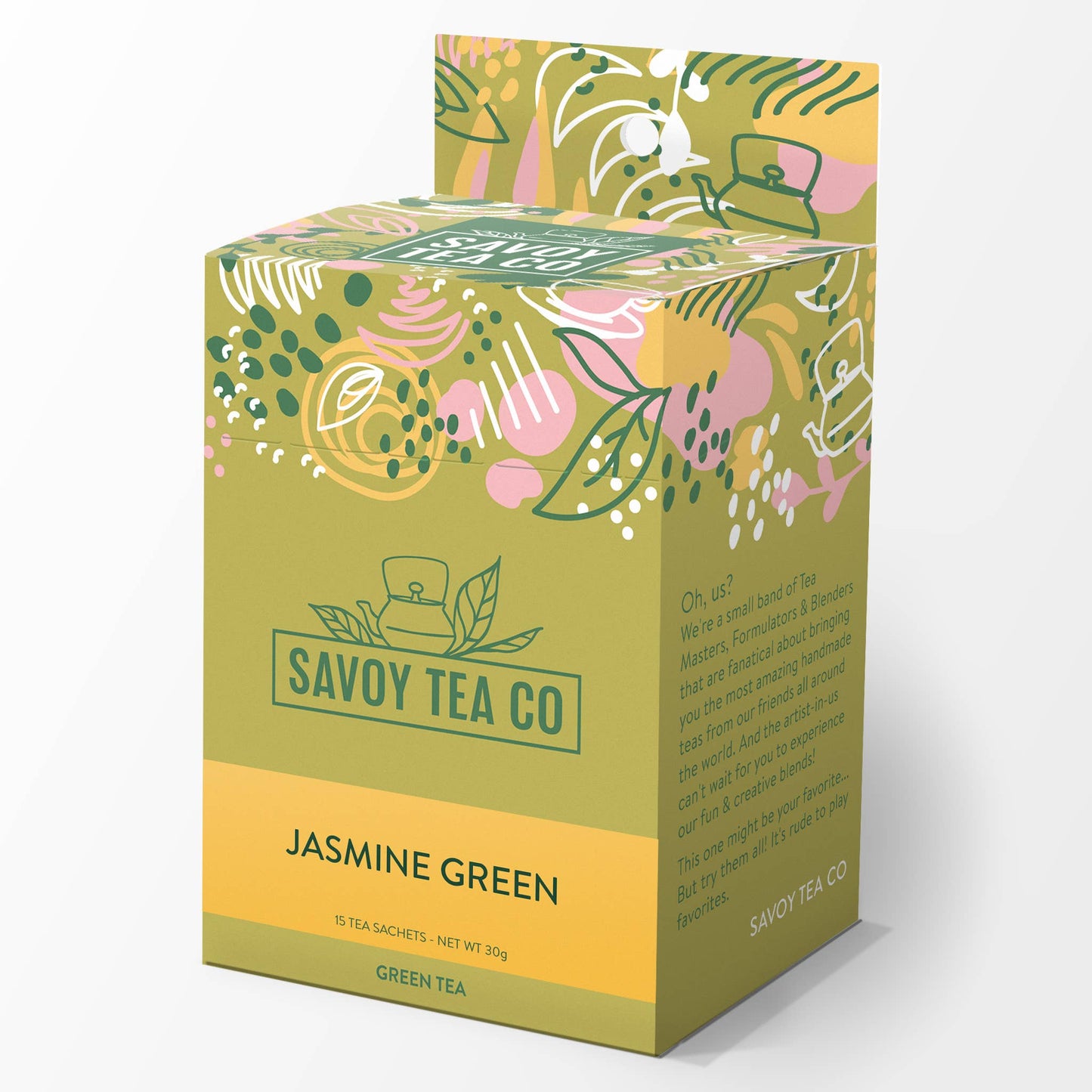 Jasmine Green Tea - 15 Tea Sachets