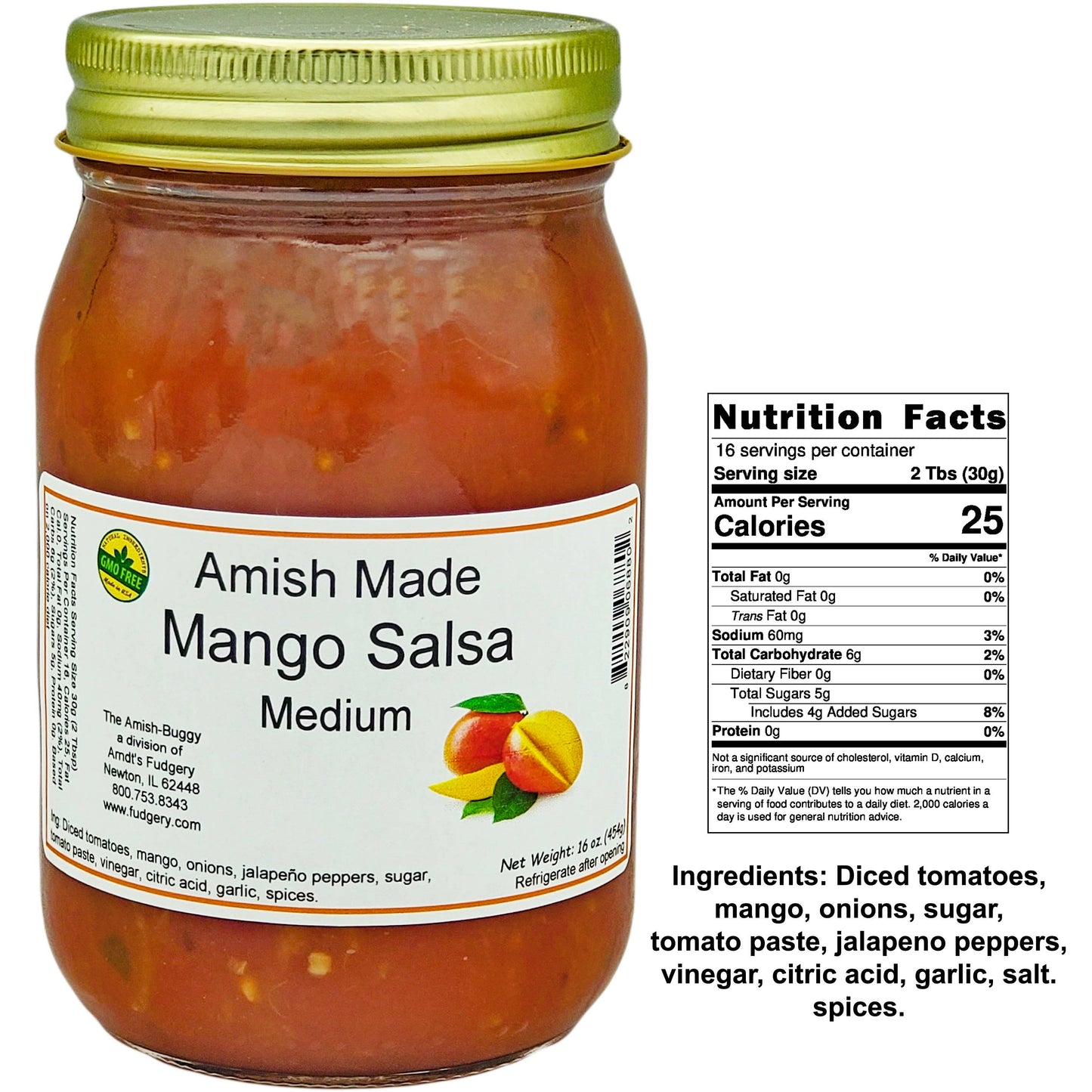 Amish Fresh Made 16oz Salsa