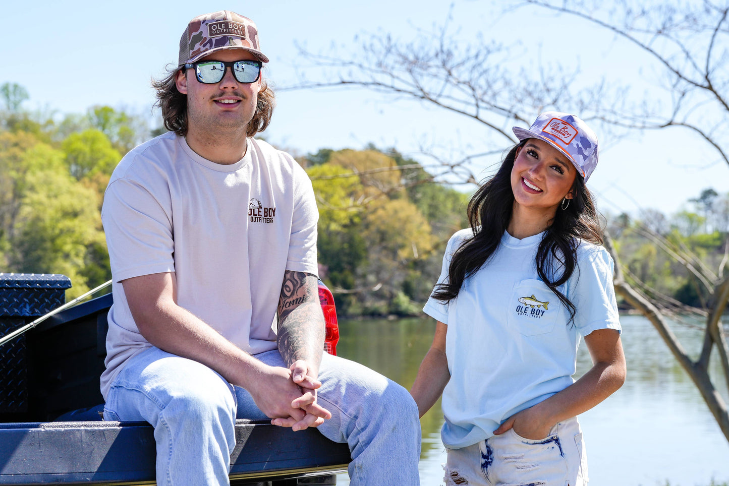 Ole Boy Trout Mountain Pocket Tee