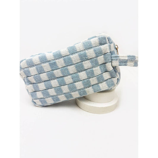 Famous Checker Cosmetic Bag