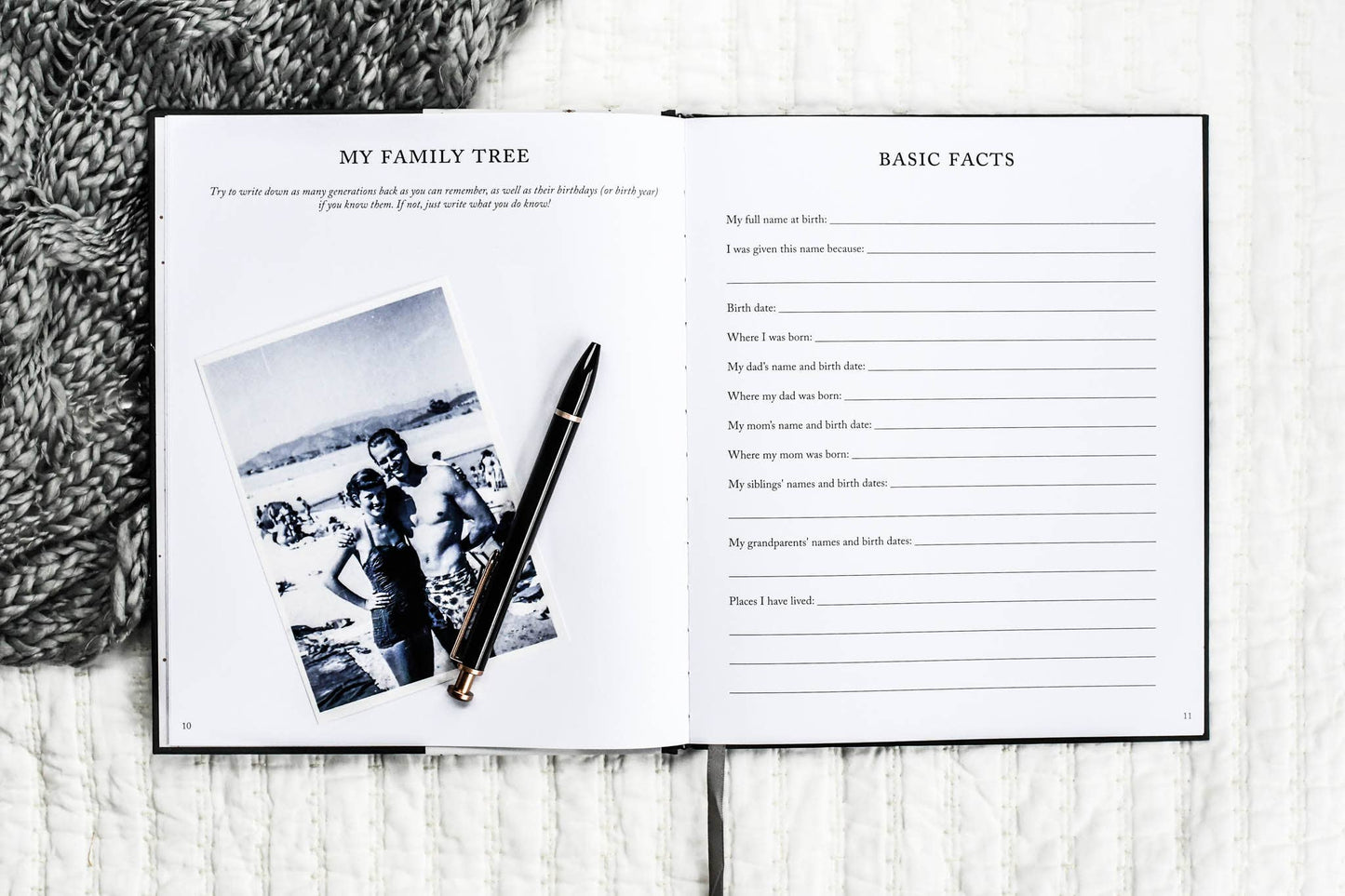 Grandpa Tell Me Your Story Journal