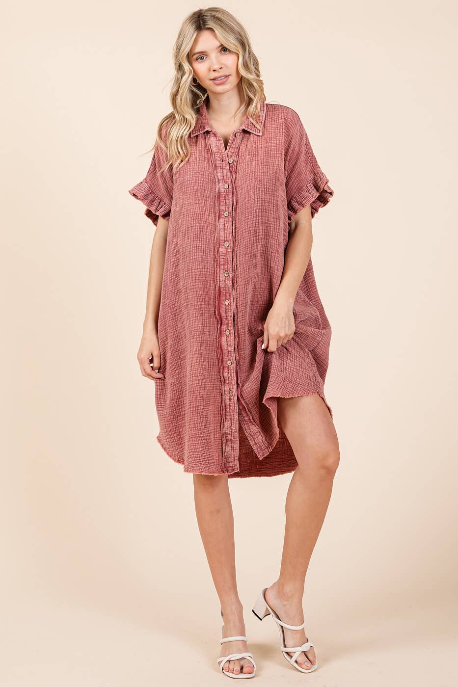 Cotton Gauze Dress