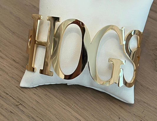 HOGS University of Arkansas|Bangle Bracelet