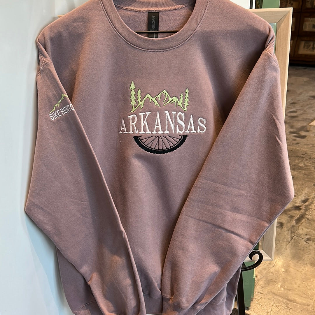 Embroidered Arkansas Sweatshirt