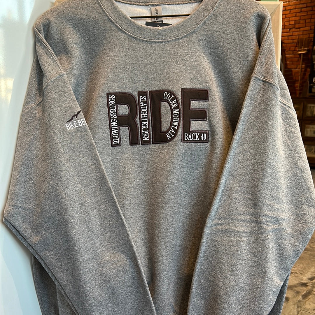 Appliqued Ride Sweatshirt