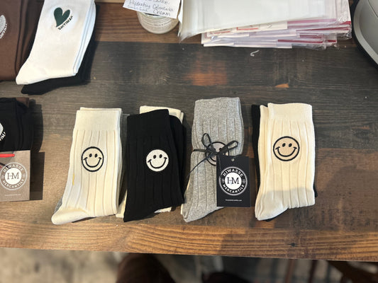 Double Bundle Happy Face Socks