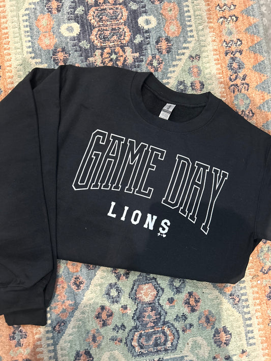 Varsity Outline Sweatshirt: Lions