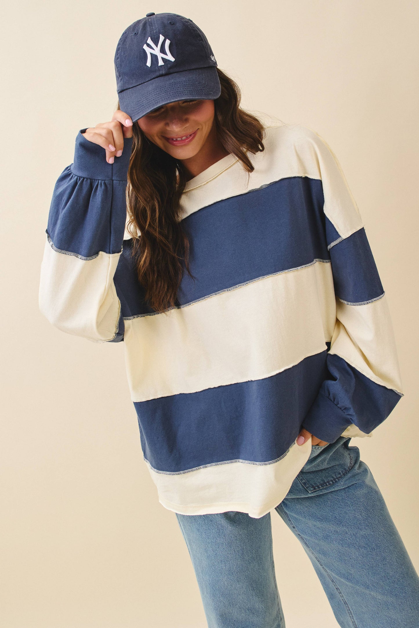 Black Stripped Top
