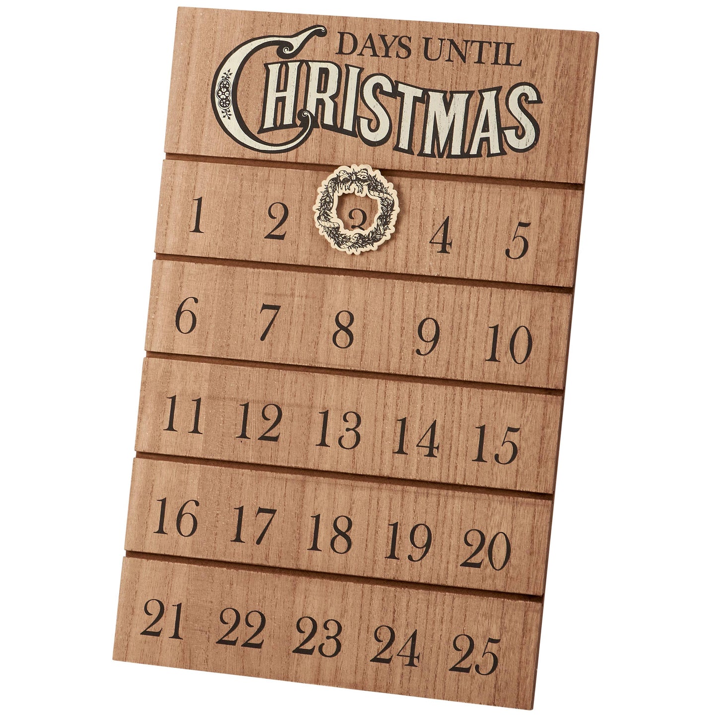 Christmas Slat Countdown Calendar