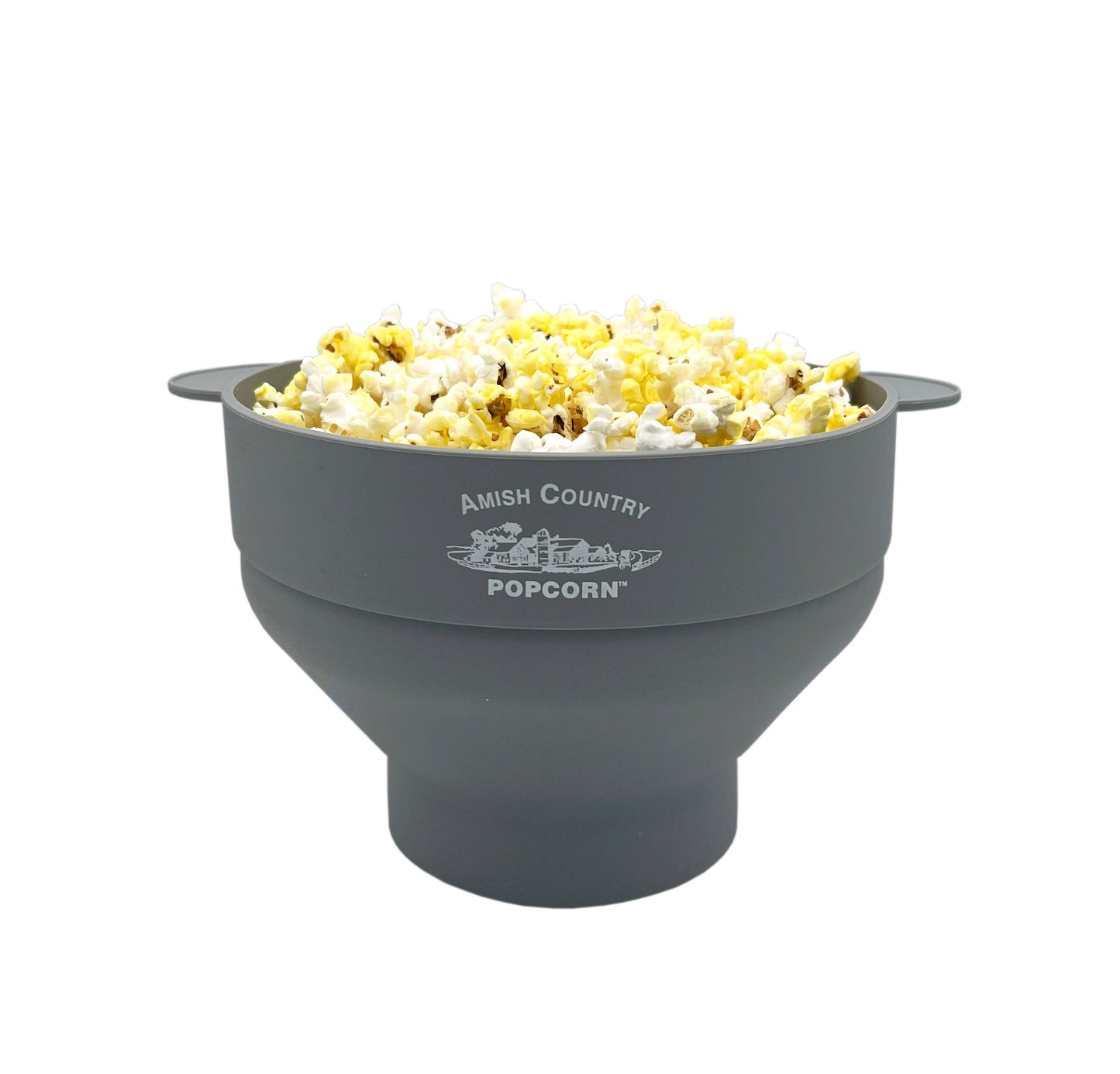 Silicone Microwave Popper: Grey