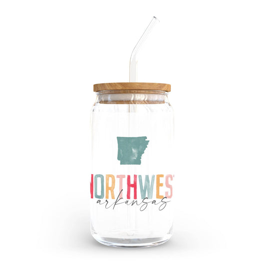 Northwest Arkansas 16oz Cold Brew Glass