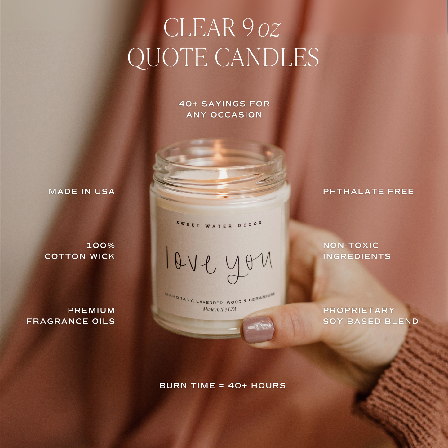 LuvYou candle variety