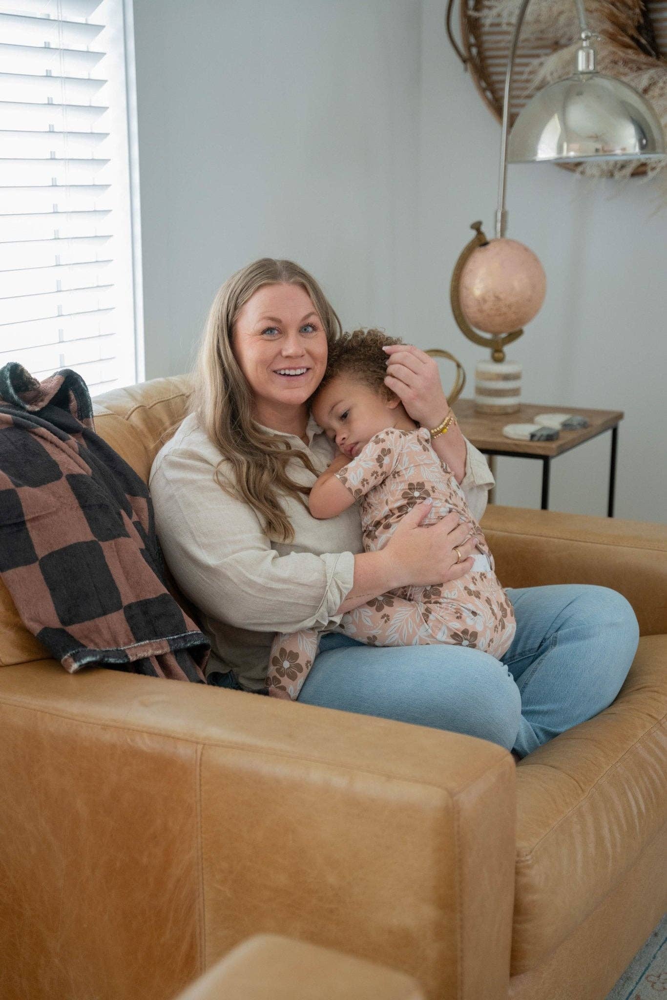Ink & Earth Checkerboard Double Sided Throw Blanket