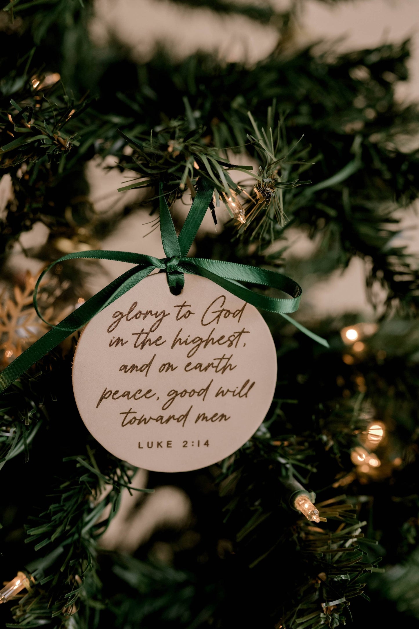 Glory To God Ornament