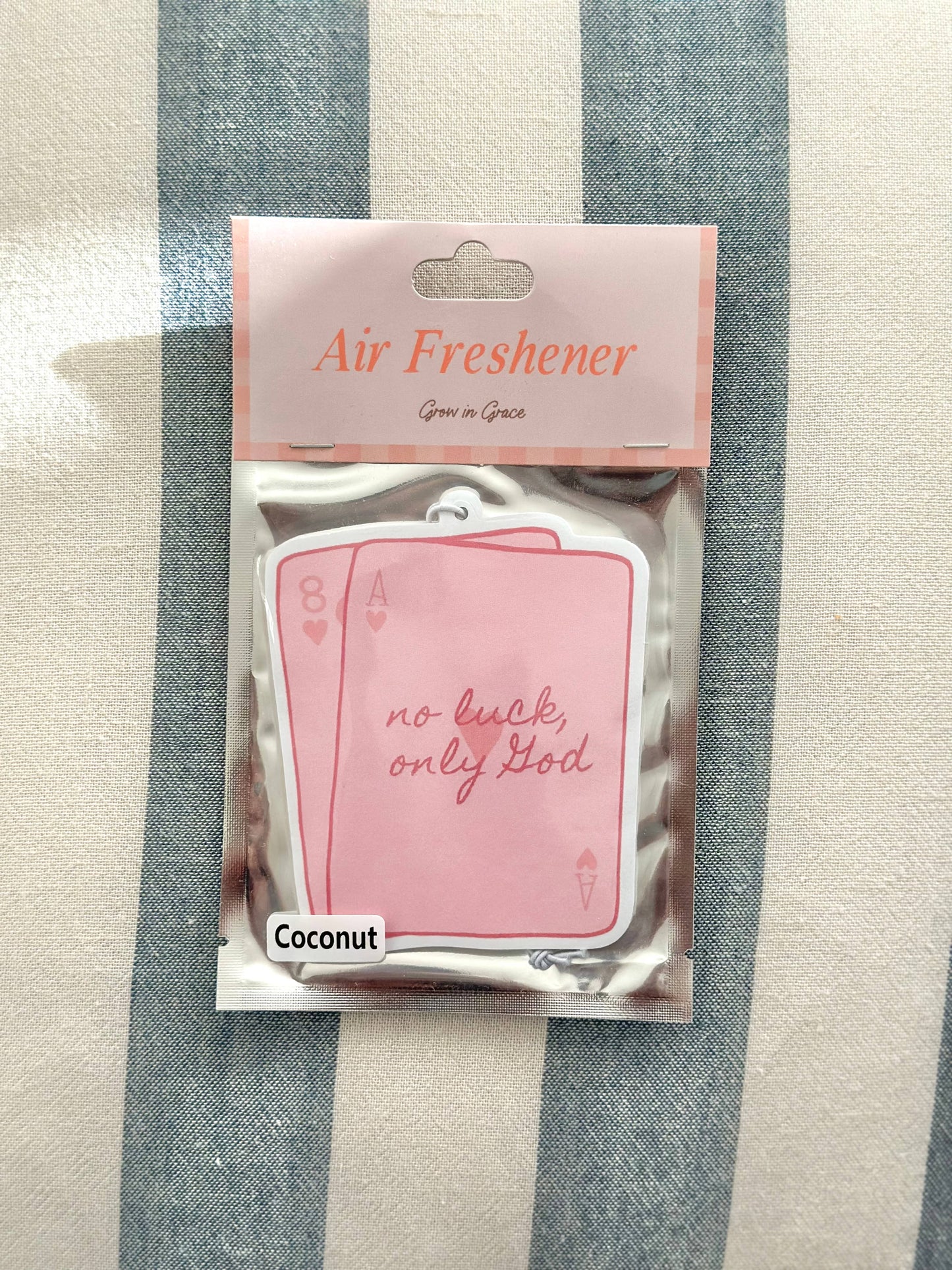 No Luck Only God Car Air Freshener