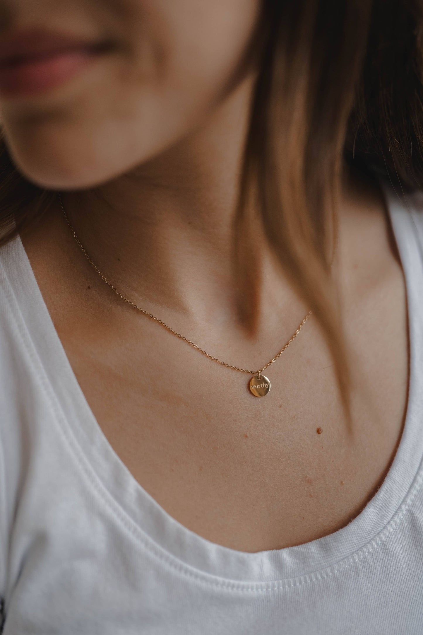 Worthy Disc Christian Necklace