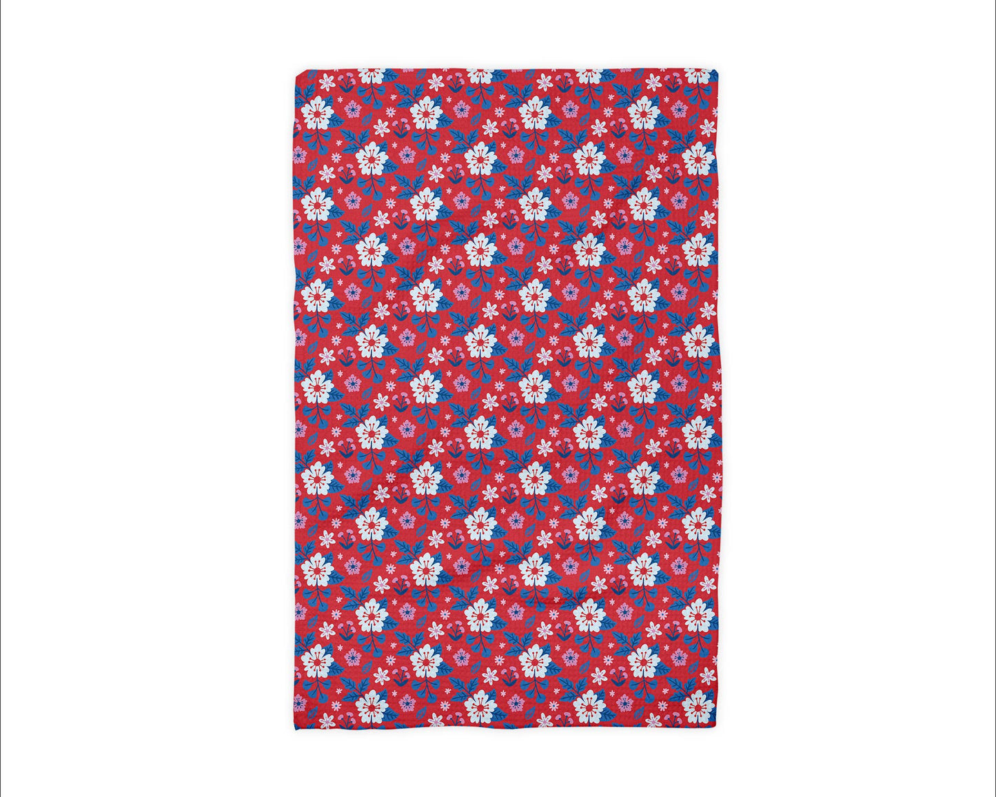 Patriotic Flowers Towel