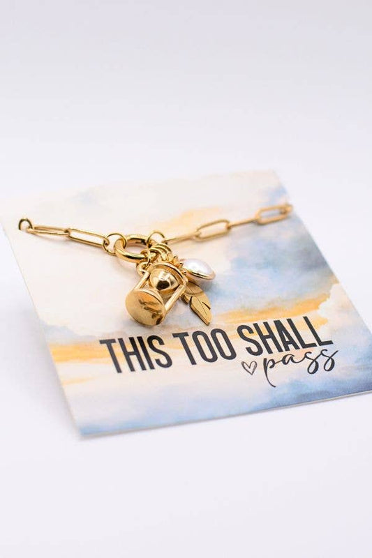 This Too Shall Pass Charm Necklace