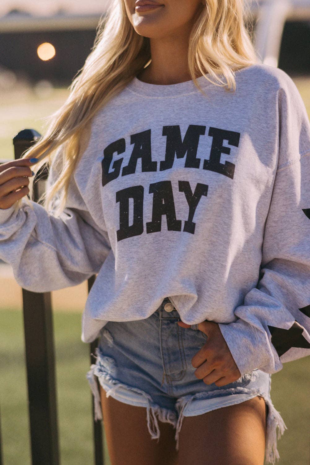 Game Day Star Crewneck