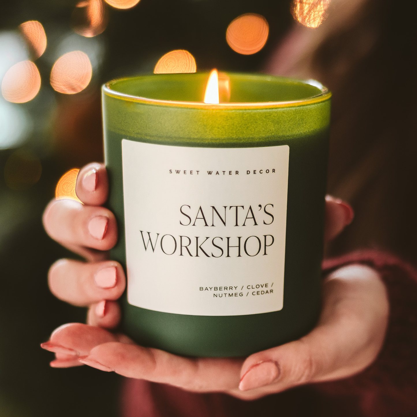 Santa's Workshop Candle