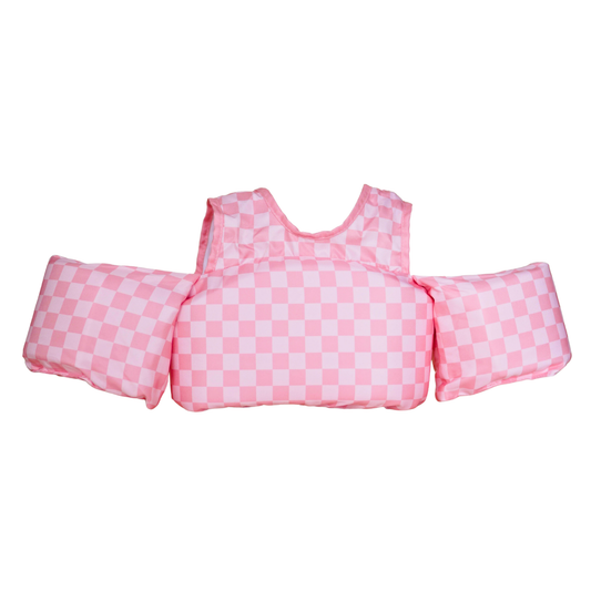Swim Float Pink Checker