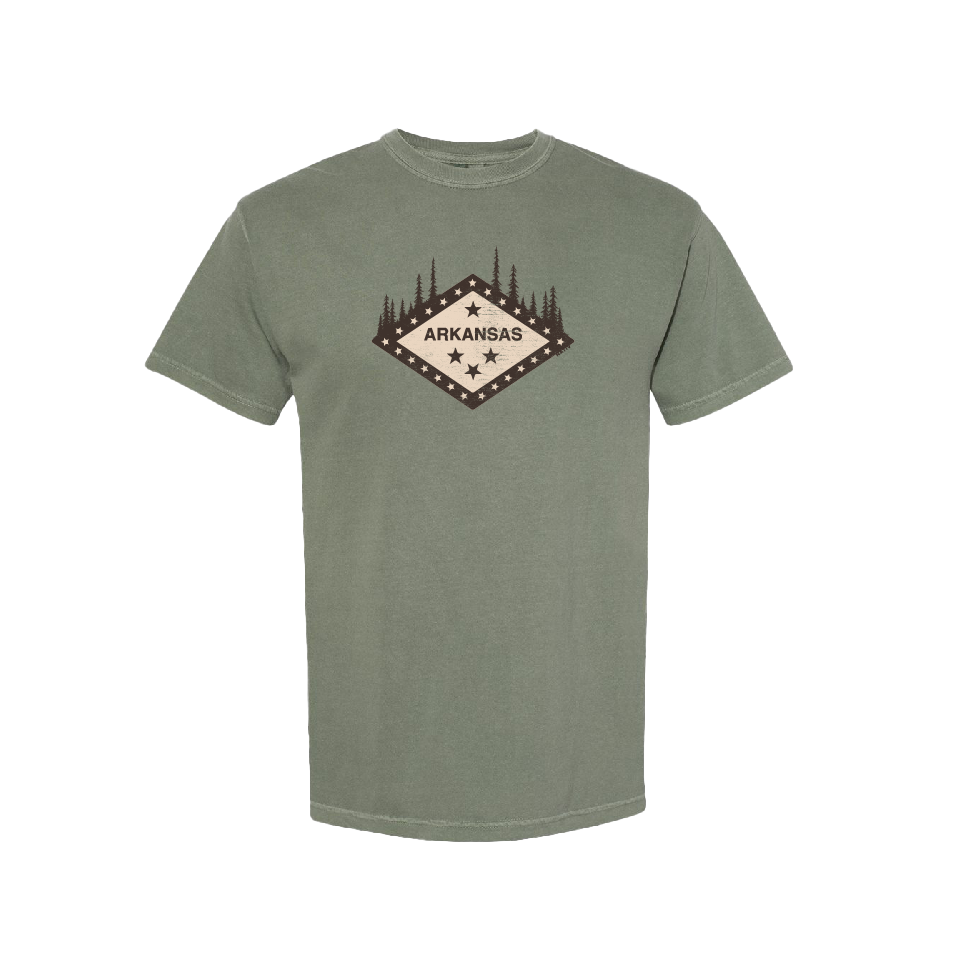AR Flag Vintage Green Tee