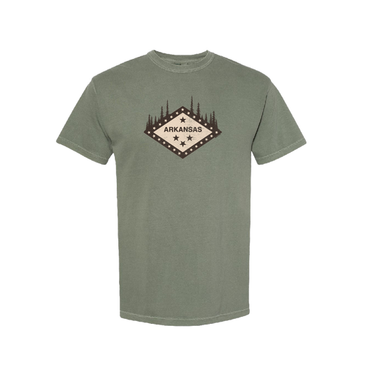 AR Flag Vintage Green Tee