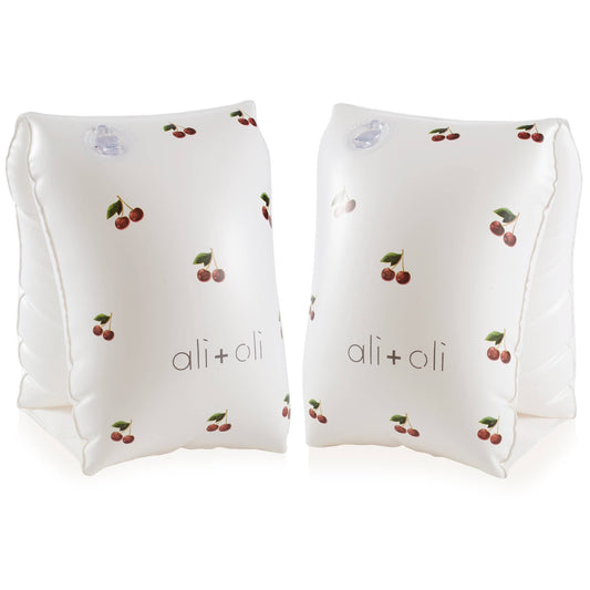 Swim Arm Band Cherry Print Inflatable Floaties